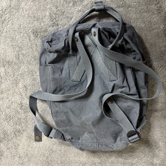 Fjallraven Kanken Classic Backpack 23510 Blue Gray Small Canvas Bag - Picture 2 of 7